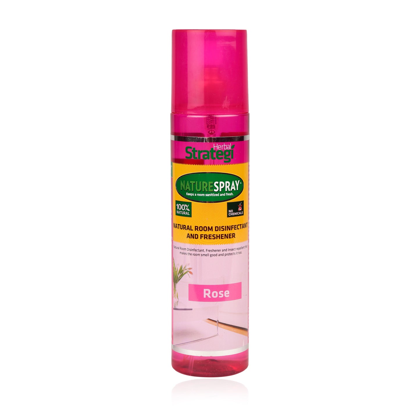 Herbal Strategi Room Disinfectant and Freshener - Rose