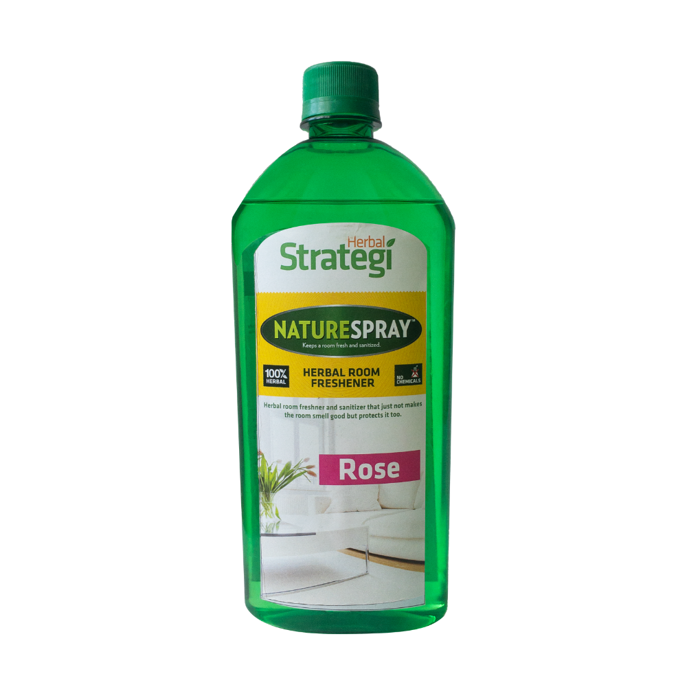 Herbal Strategi Room Disinfectant and Freshener - Rose
