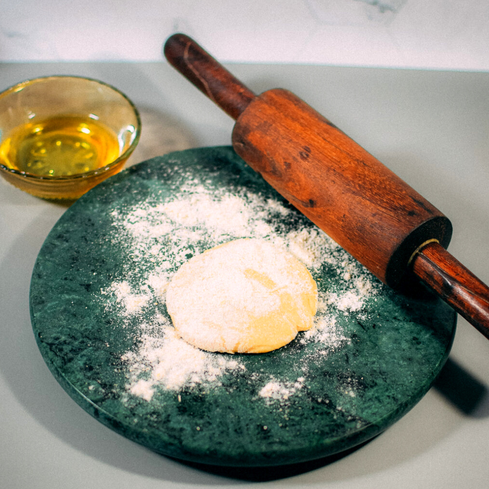 Green Marble Roti Maker (Chakla)