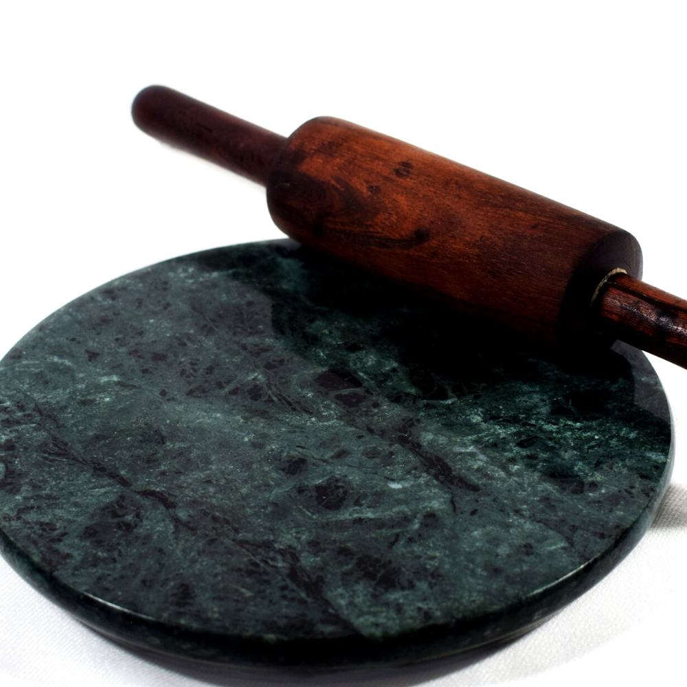 Green Marble Roti Maker (Chakla)