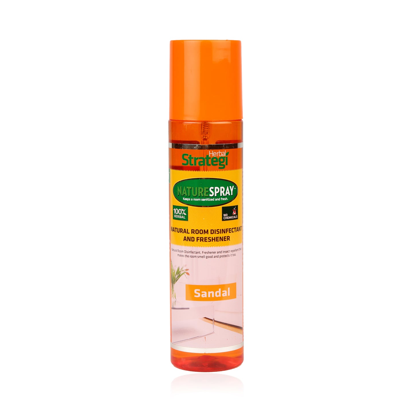 Herbal Strategi Room Disinfectant and Freshener - Sandal (250ml)