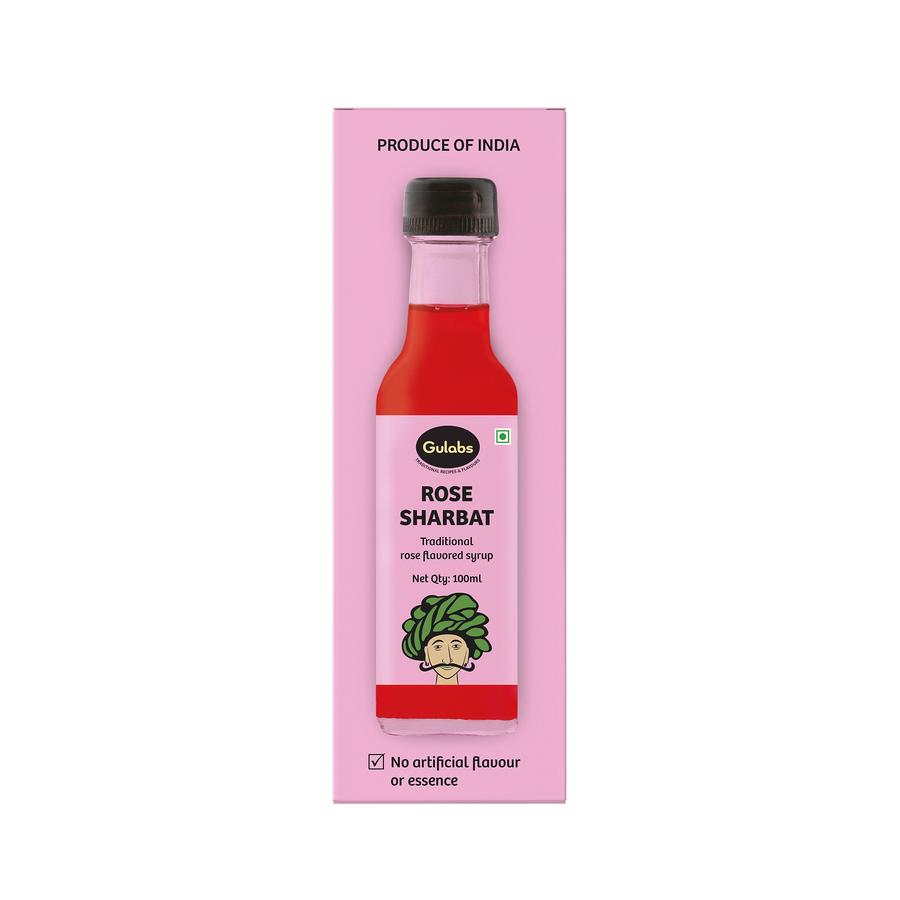 Gulabs Mini Rose Sharbat (Pack of 4) - 100ml