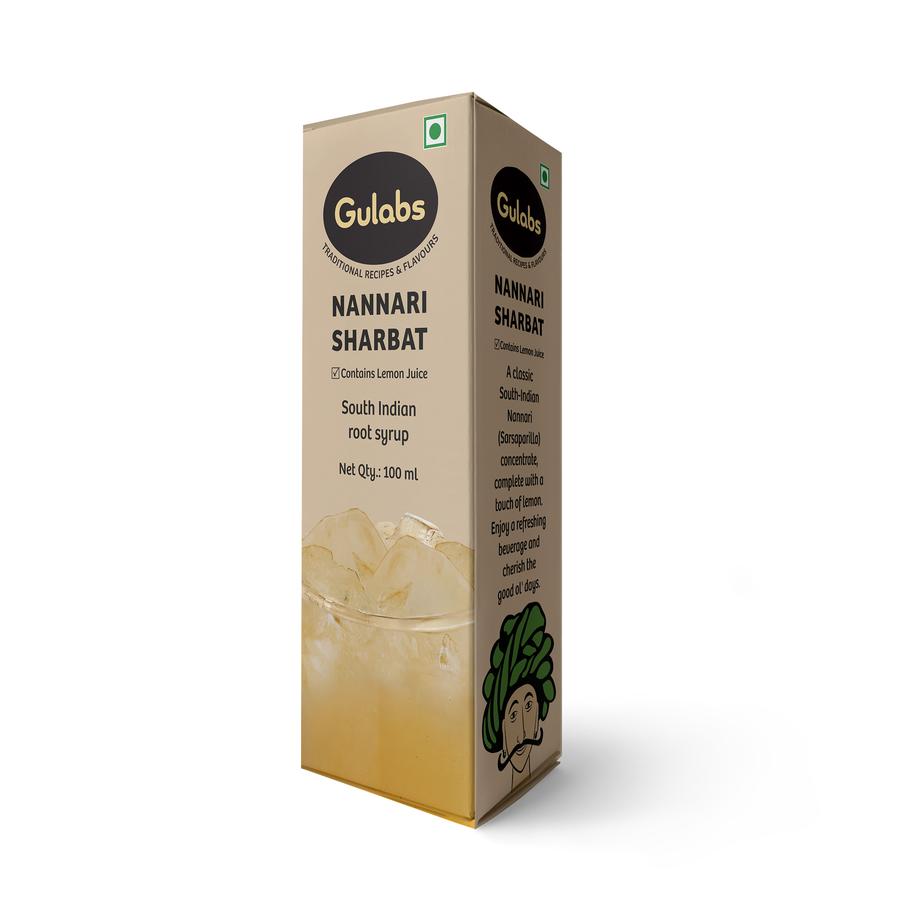 Gulabs Mini Nannari Sharbat (Pack of 4) - 100ml