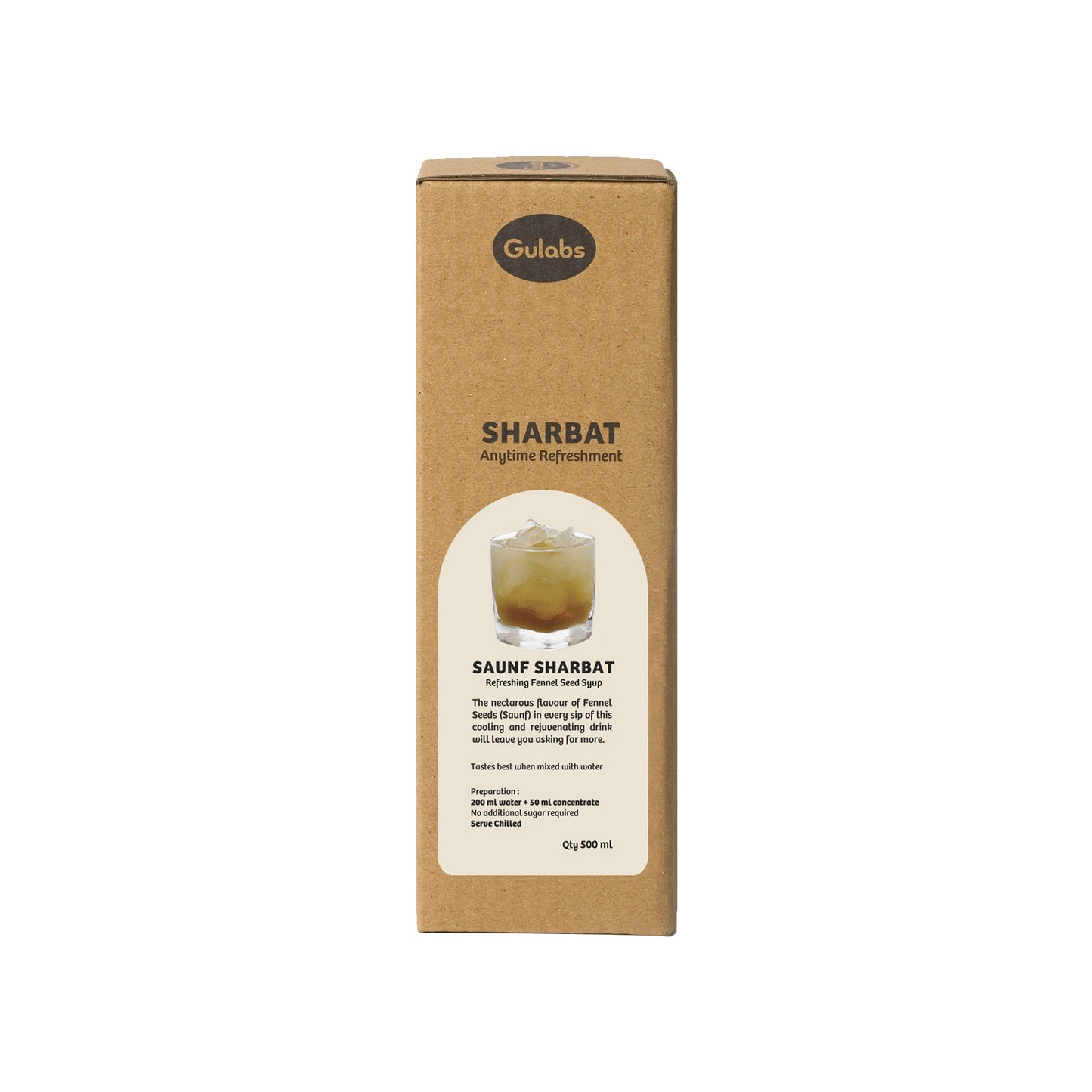 Gulabs Saunf Sharbat (500ml)