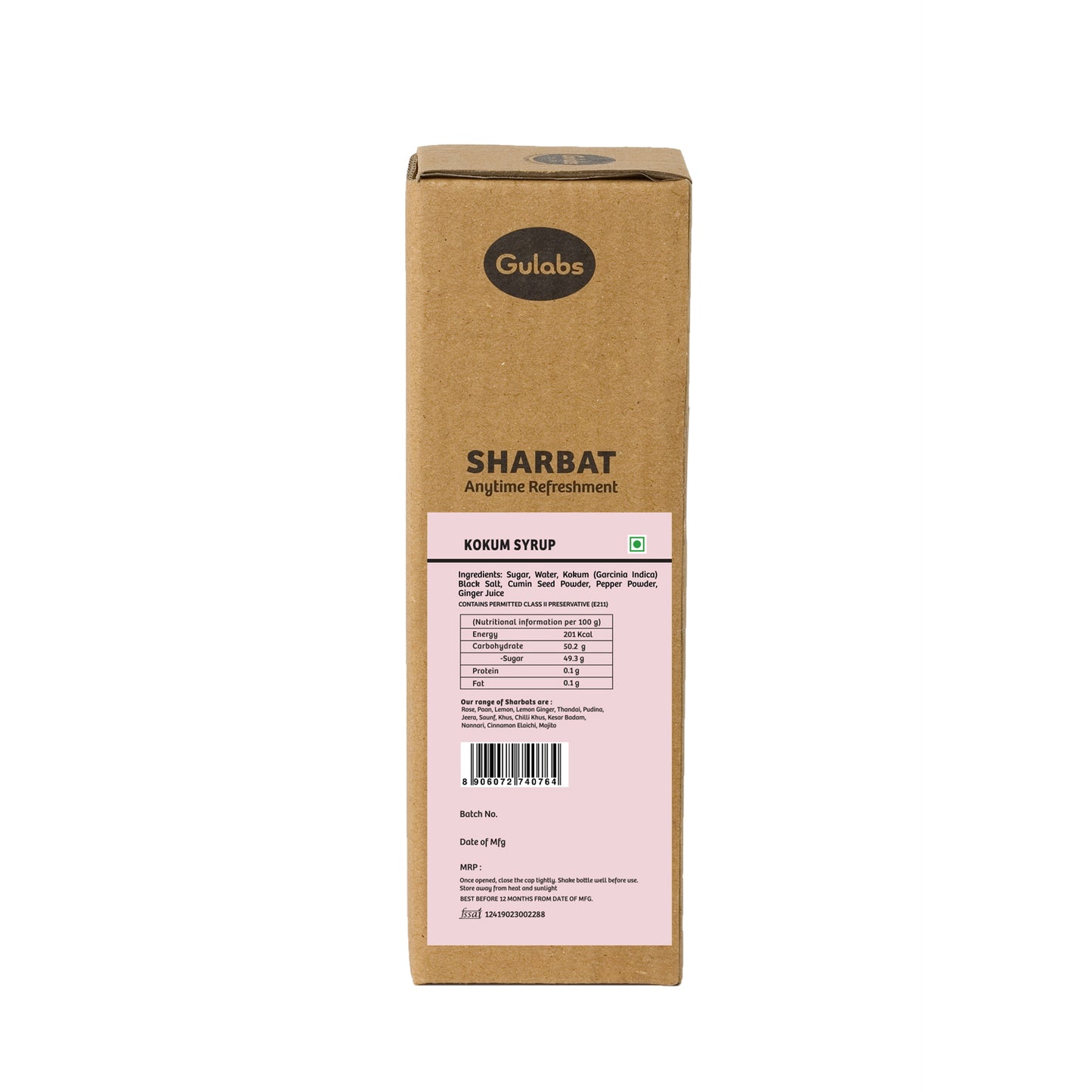 Gulabs Kokum Sharbat (500ml)