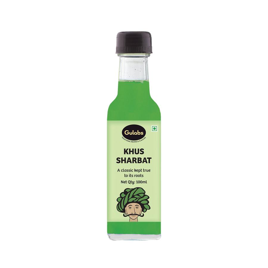 Gulabs Mini Khus Sharbat (Pack of 4) - 100ml