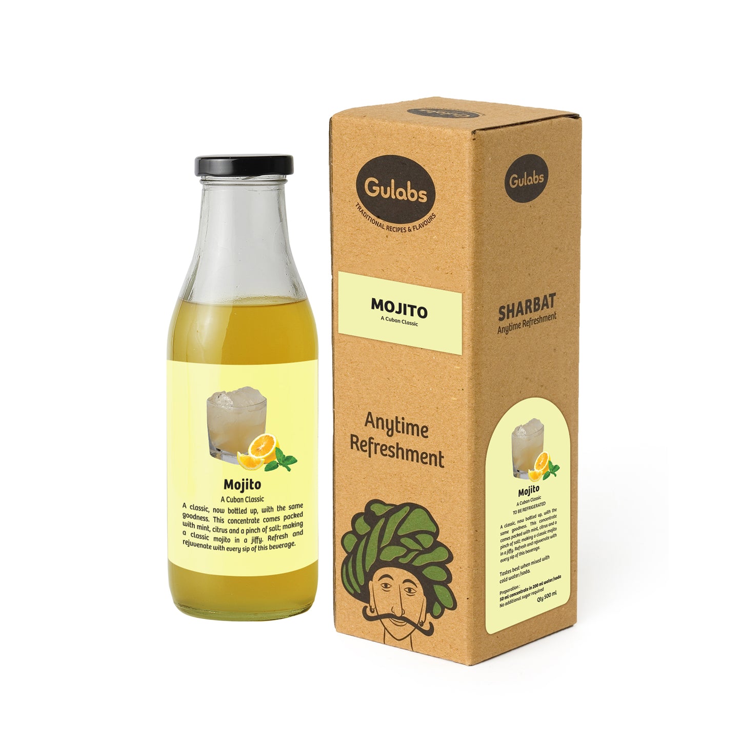 Gulabs Mojito Sharbat (500ml)