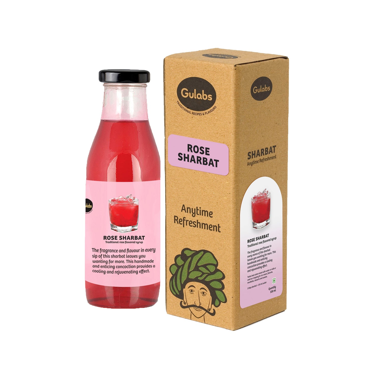 Gulabs Rose Syrup (500ml)
