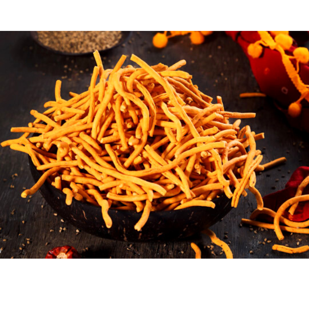 Murari Snacks Gujarati Spicy Tikha Gathiya (400g)