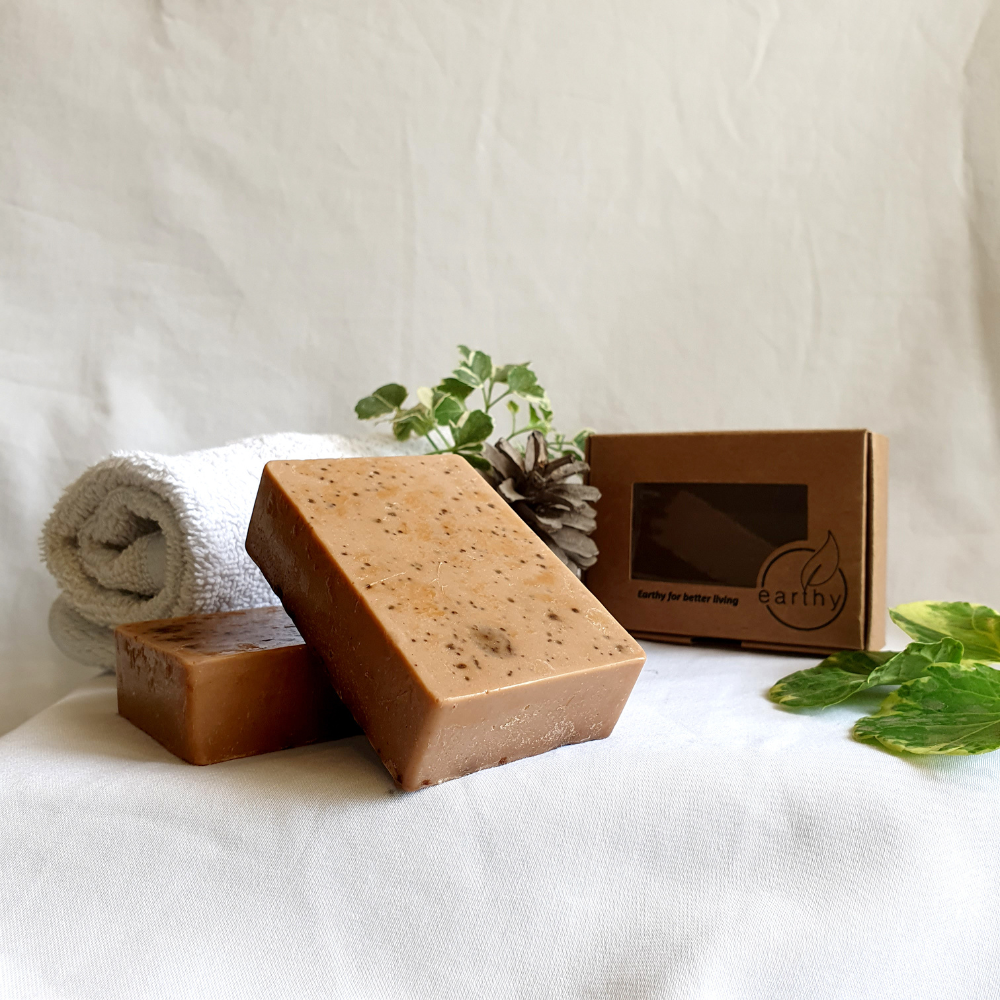 Earthy Organic Coffee Cocoa Soap (100g)