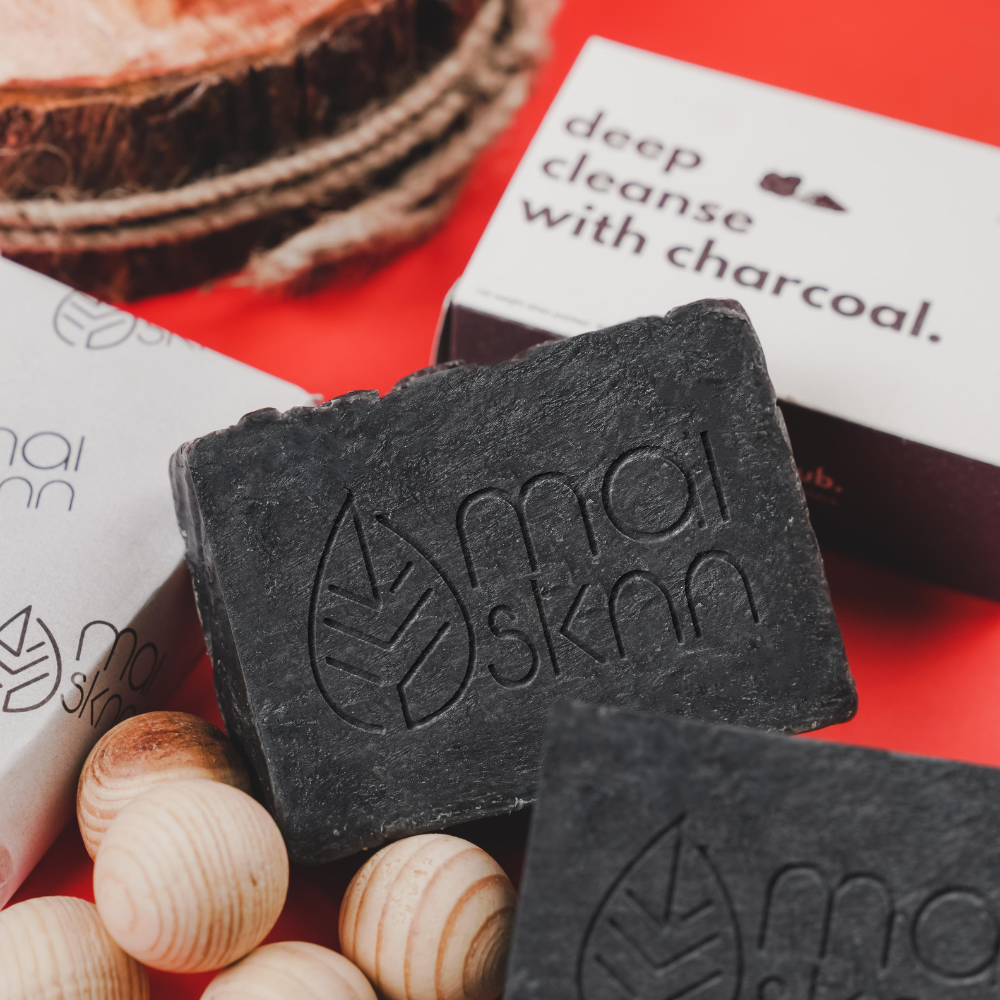 Charcoal Scrub Handmade Artisanal Soap (100g)