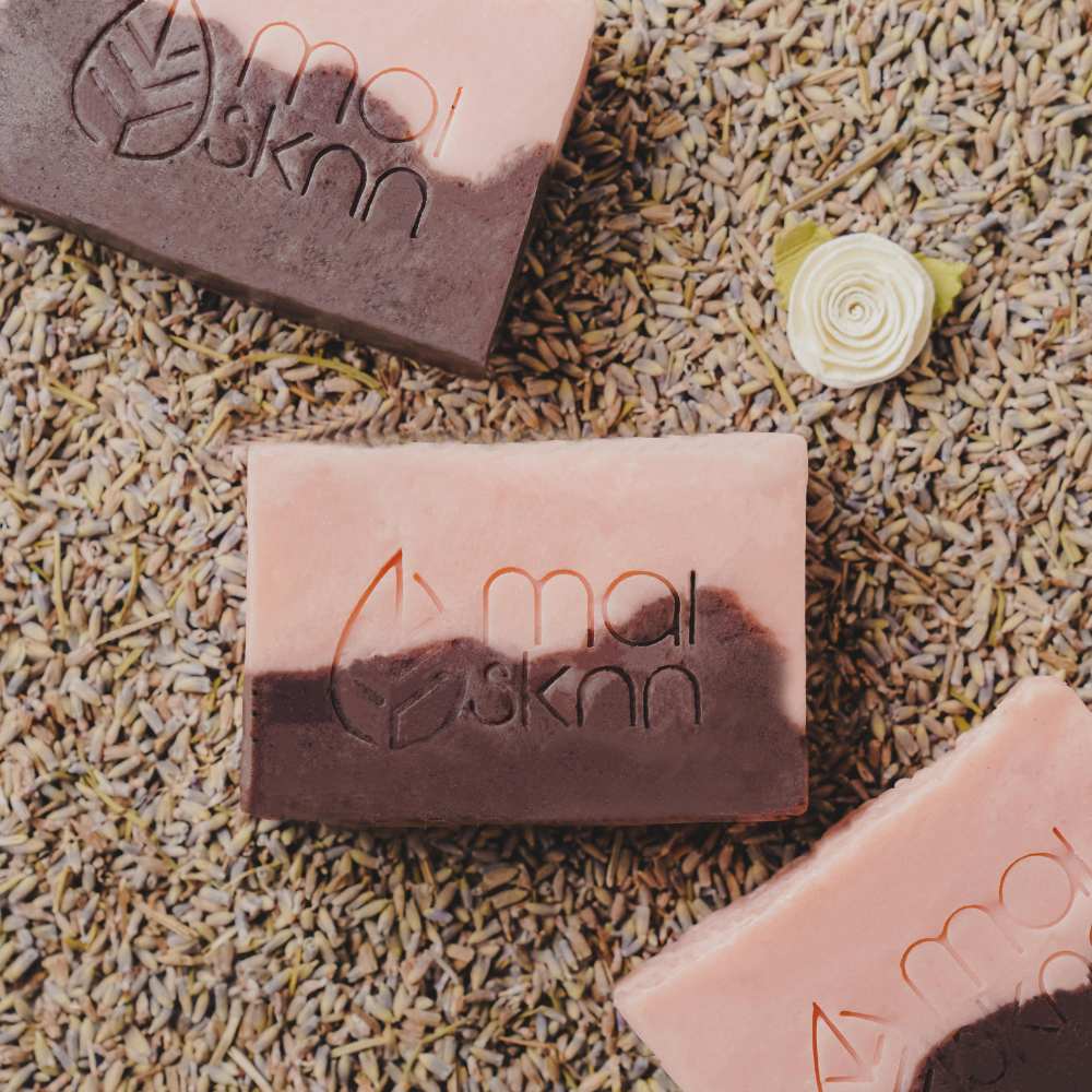 Lavender Palmrosa Handmade Artisanal Soap (100g)