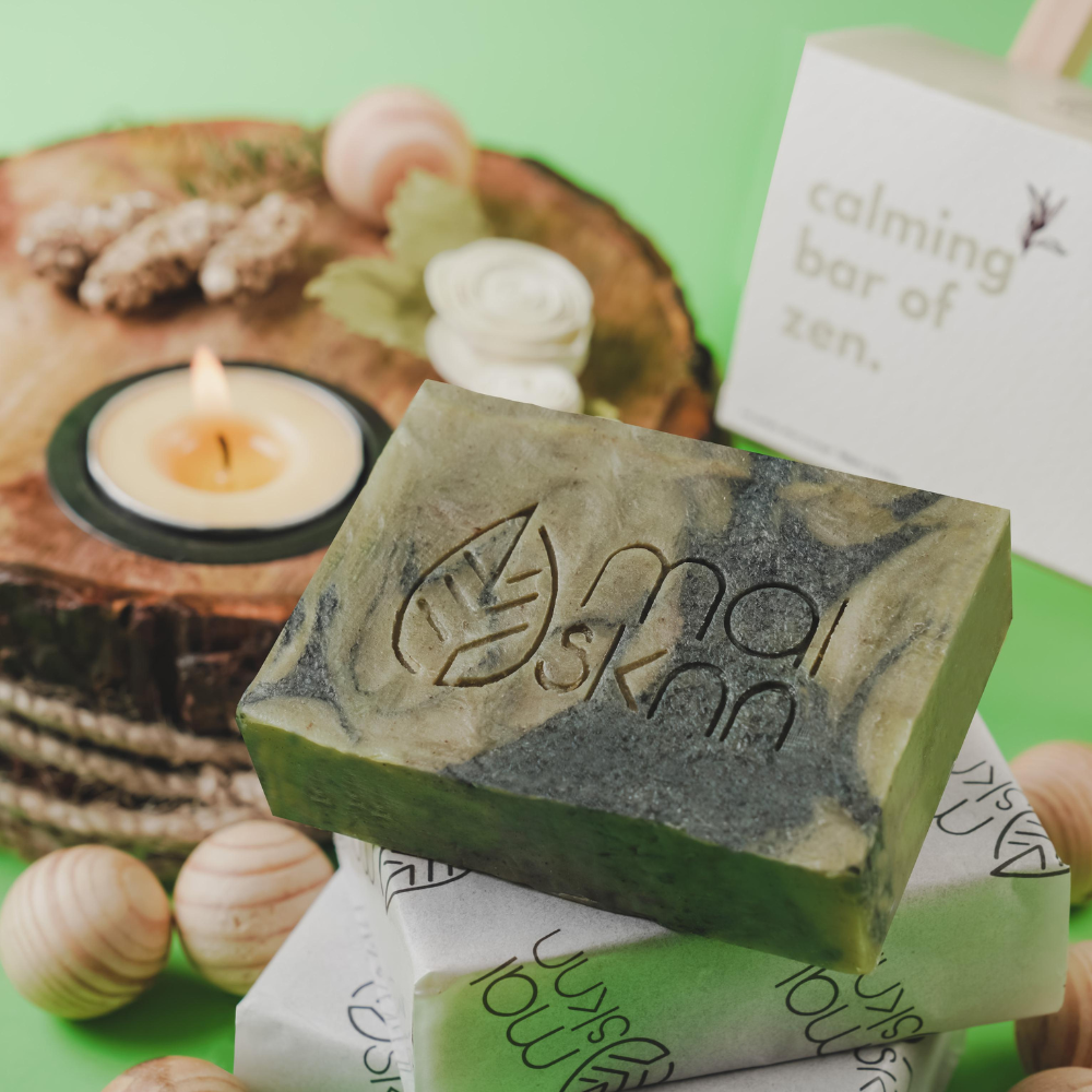 Minty Green Tea Handmade Artisanal Soap (100g)