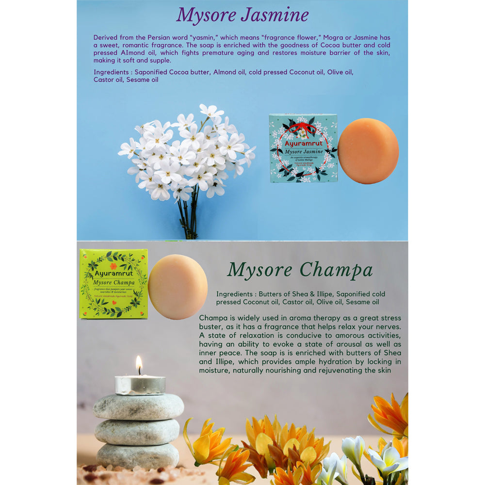 Natural Handmade Ayurvedic Soap (Pack of 8)