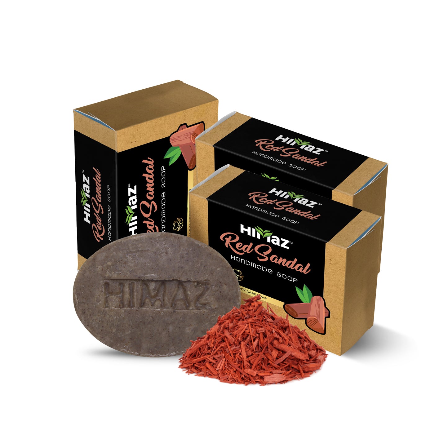 HIMAZ Red Sandal Handmade Soap (75g)