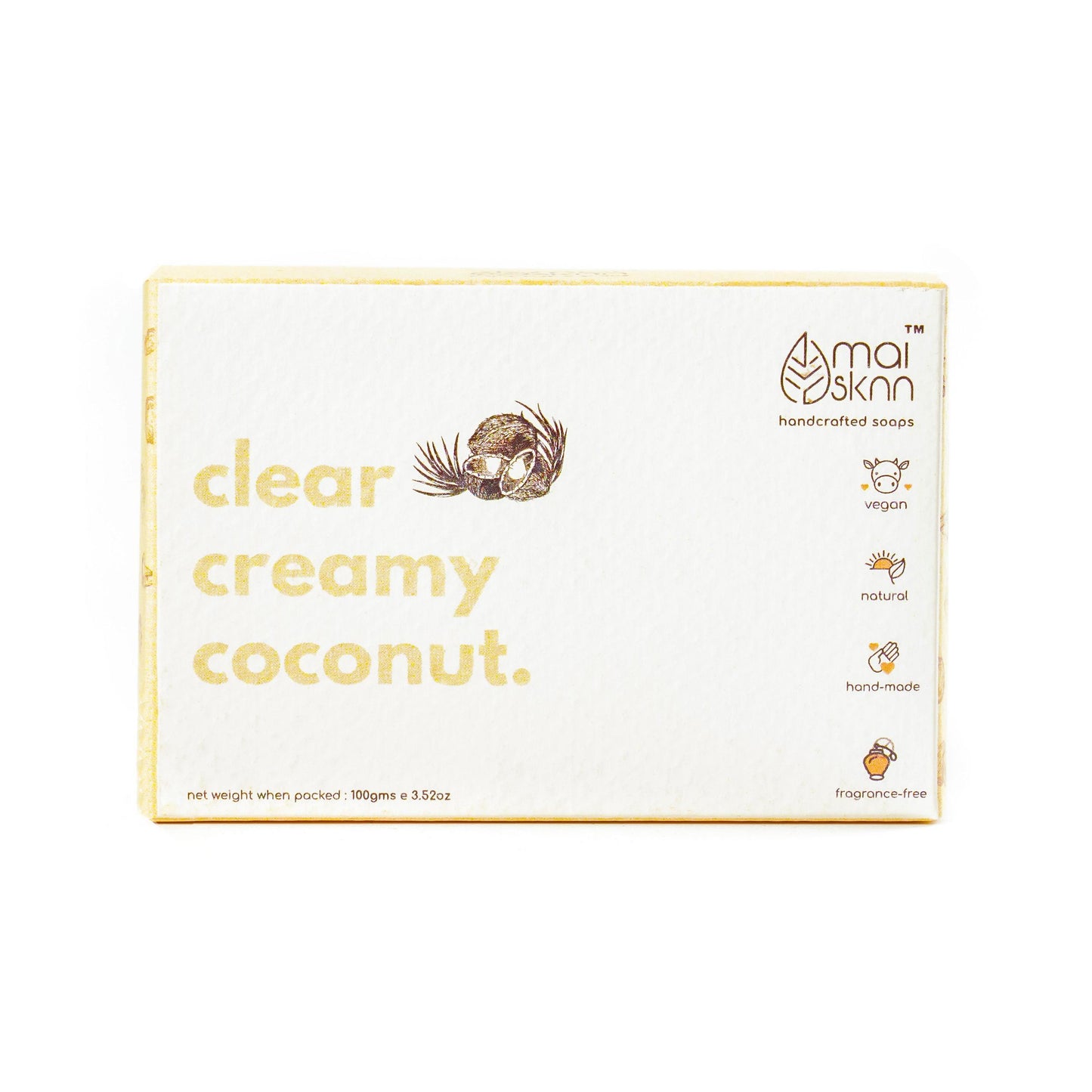 Milky Coconut Handmade Artisanal Soap (100g)