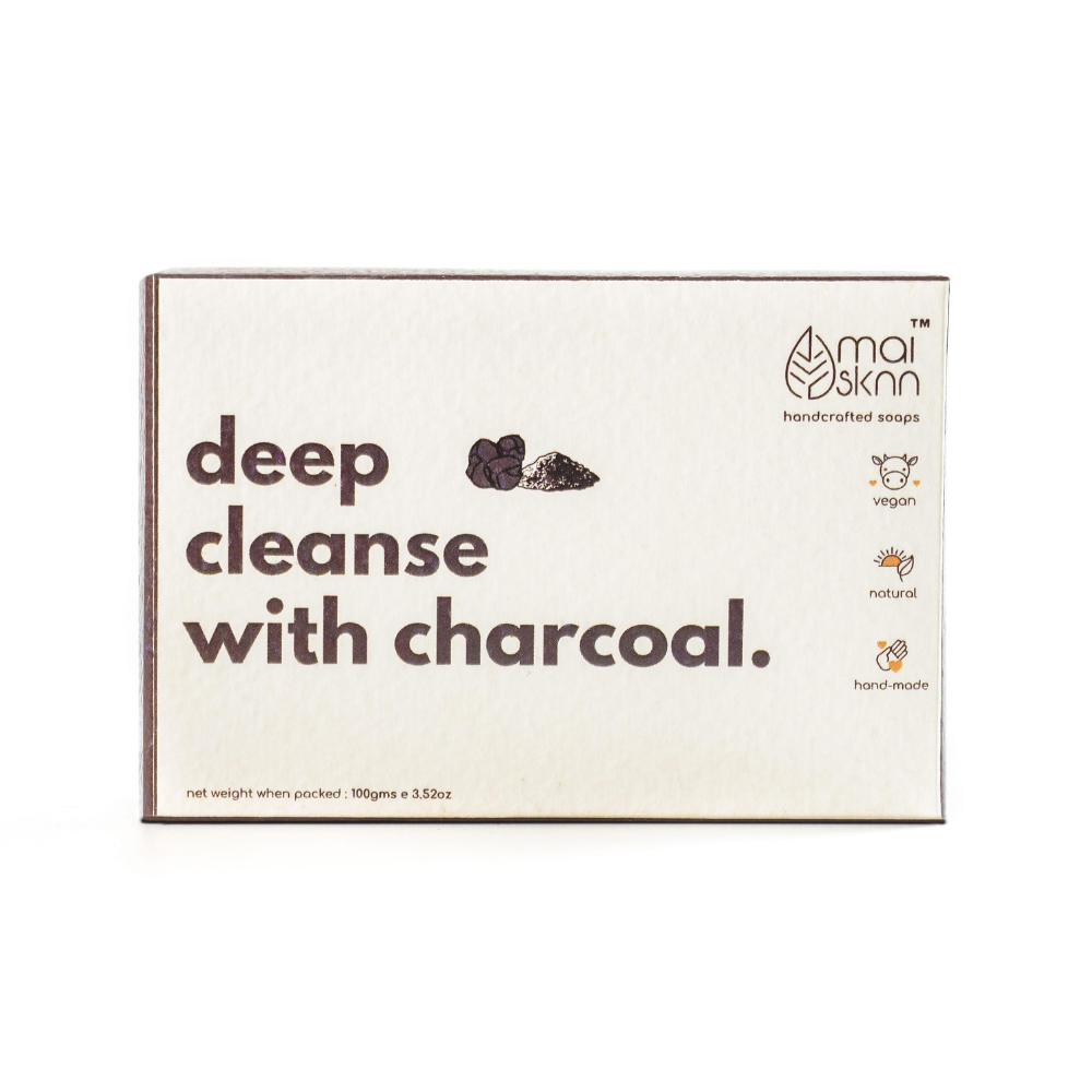 Charcoal Scrub Handmade Artisanal Soap (100g)