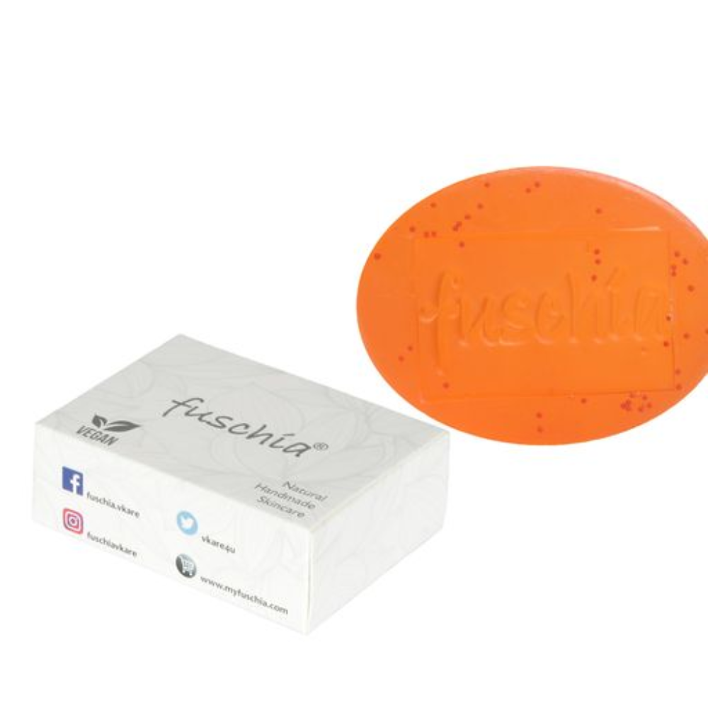 Fuschia - Pomegranate Natural Handmade Herbal Soap (100g)