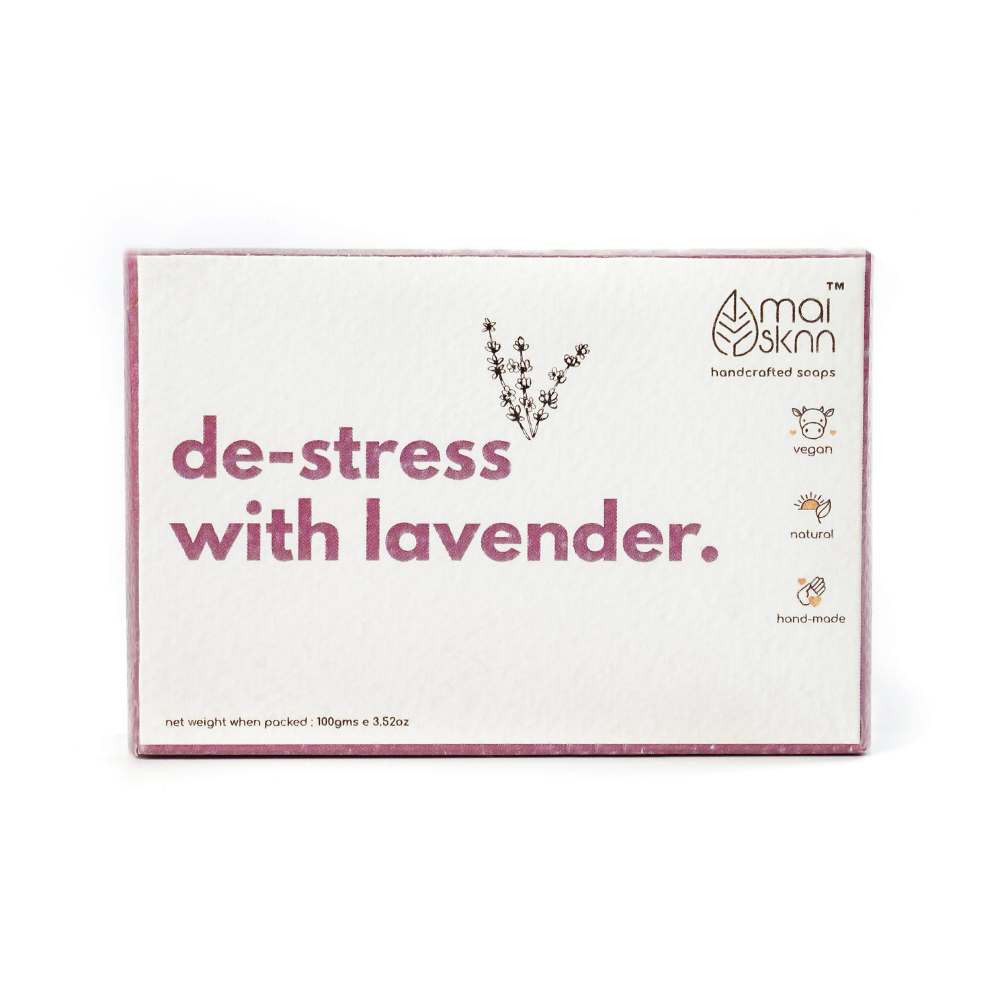 Lavender Palmrosa Handmade Artisanal Soap (100g)