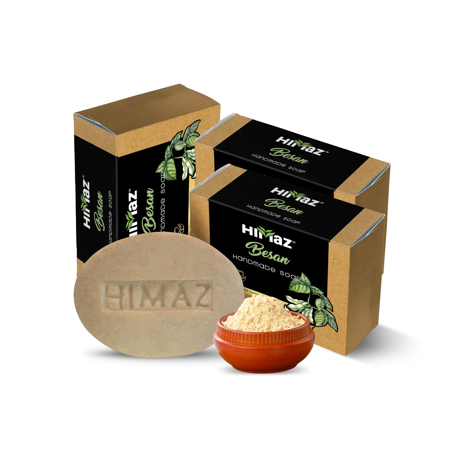 HIMAZ Besan Handmade Soap (75g)