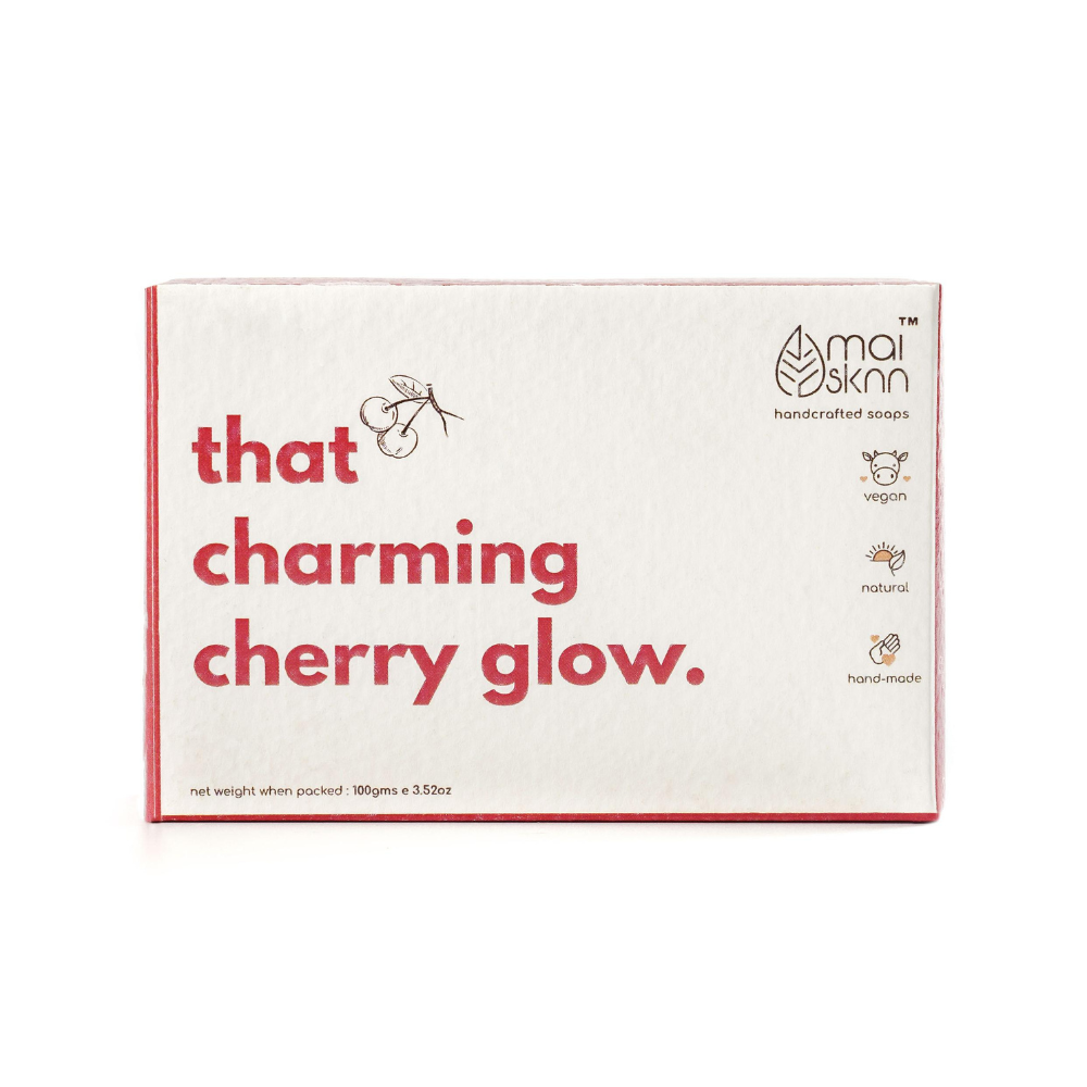 That Charming Cherry Glow Cherry Blossom Handmade Artisanal Soap (100g)