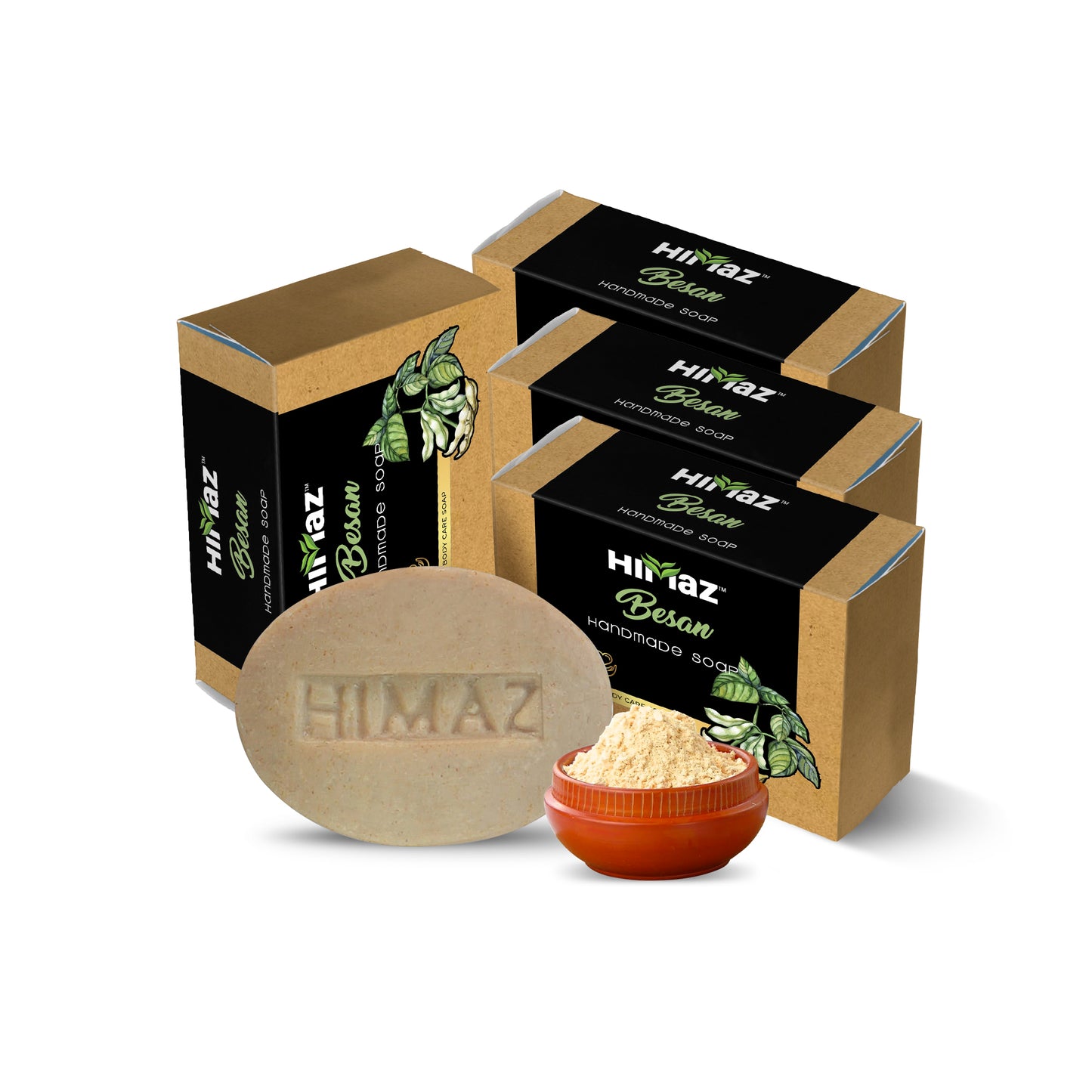 HIMAZ Besan Handmade Soap (75g)
