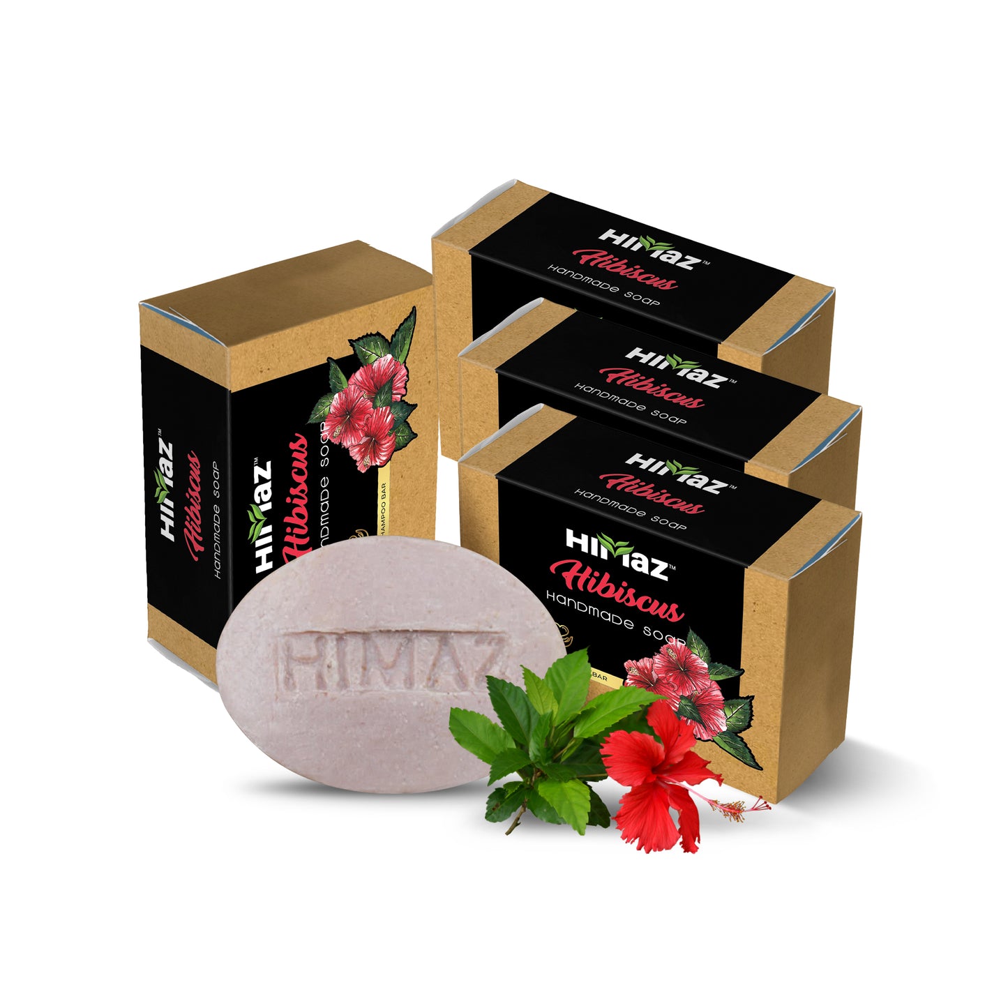 HIMAZ Hibiscus Handmade Shampoo Bar (75g)