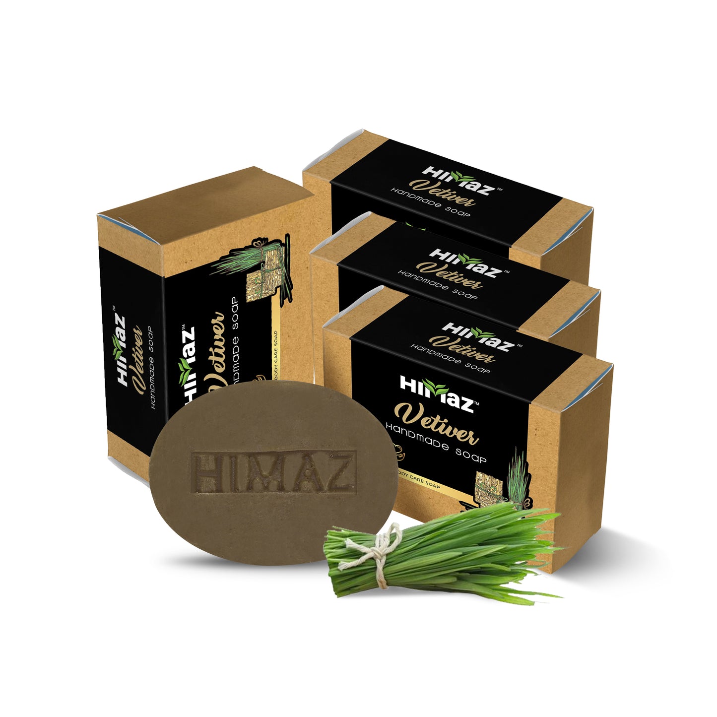 HIMAZ Vetiver Handmade Soap (75g)