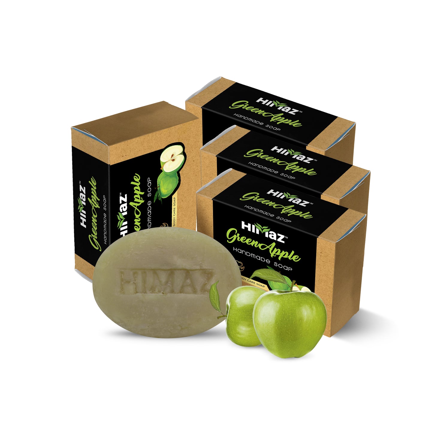 Green Apple Moisturizing Handmade Soap (75g)