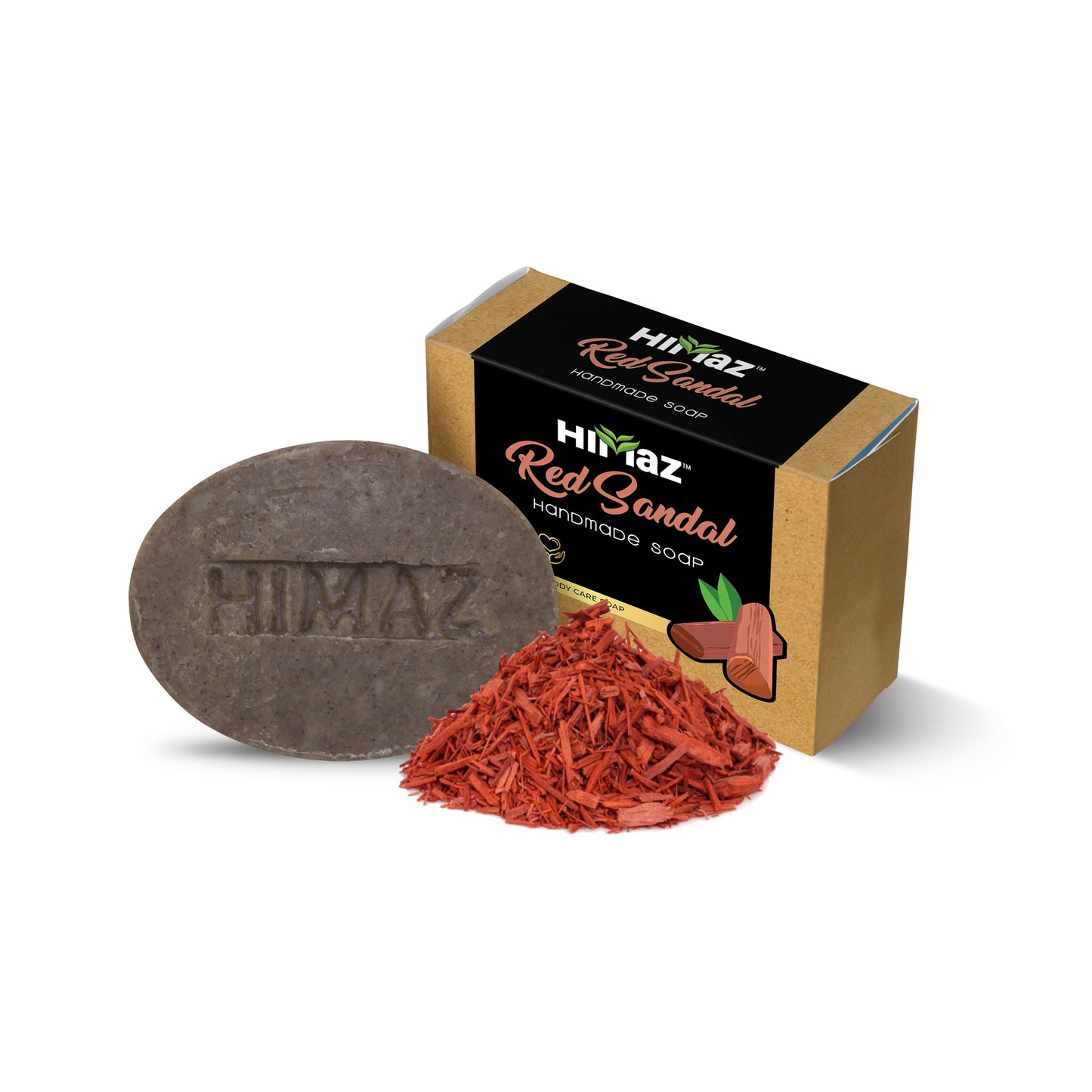 HIMAZ Red Sandal Handmade Soap (75g)