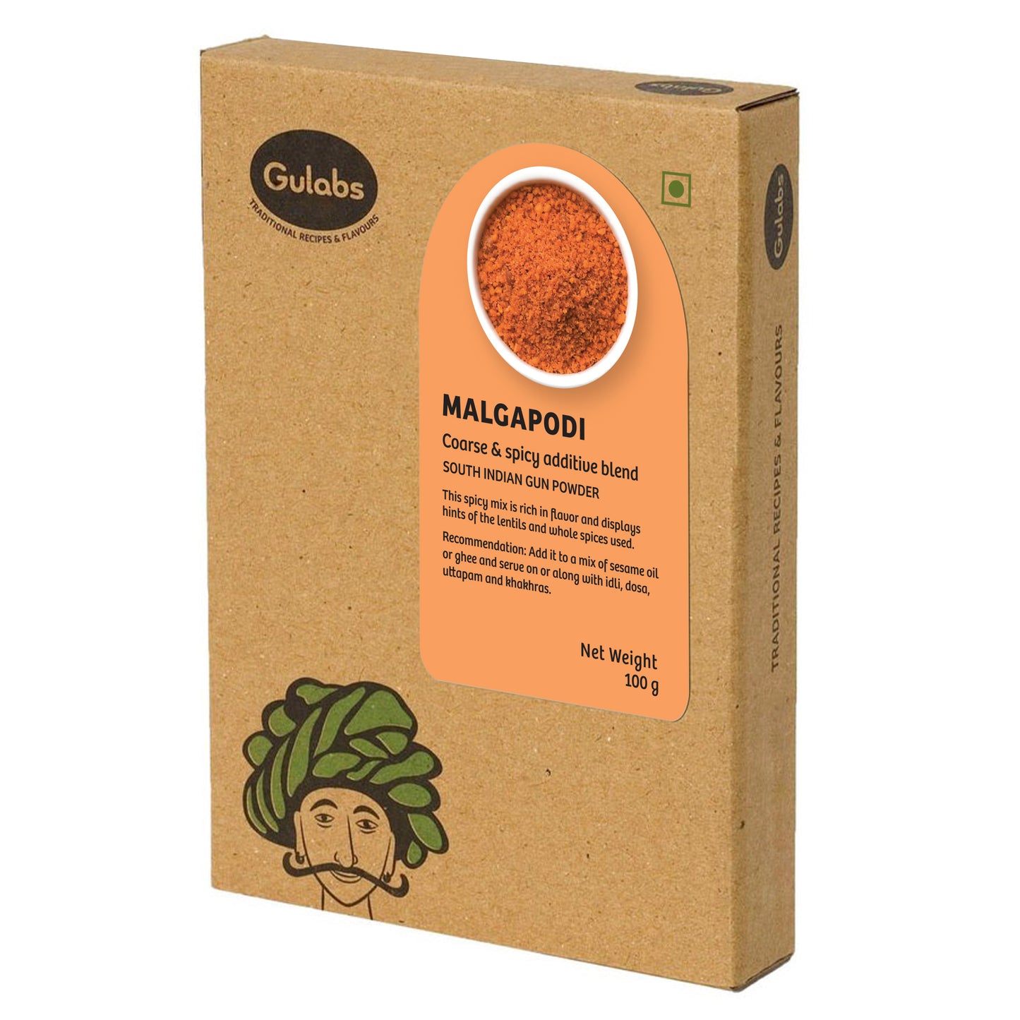 Gulabs Malgapodi Powder (100g)