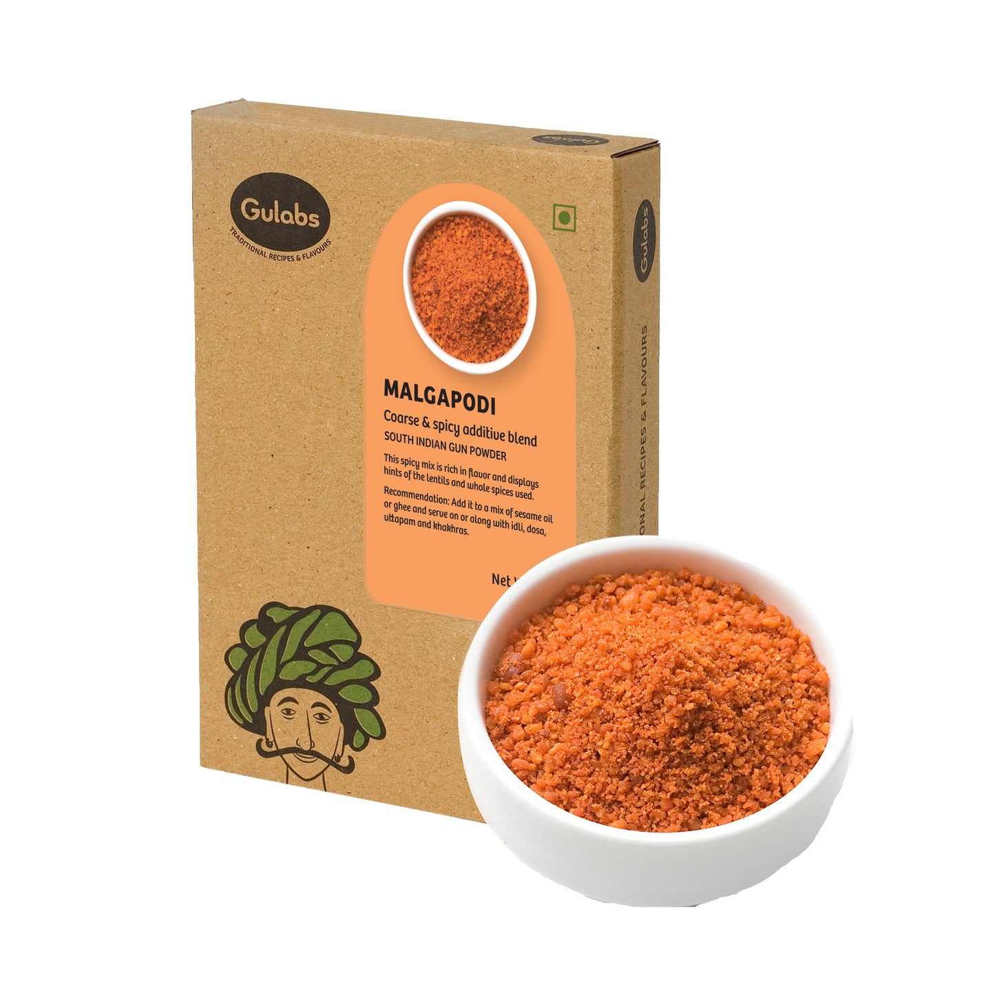 Gulabs Malgapodi Powder (100g)