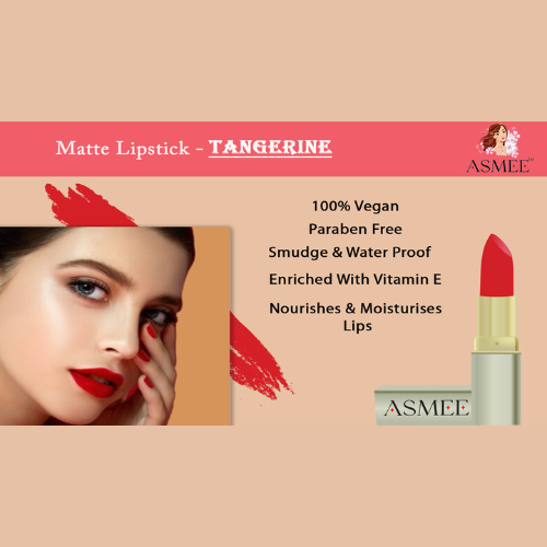 
                  
                    Tangerine-Asmee Matte Lipstick (4.2g)
                  
                