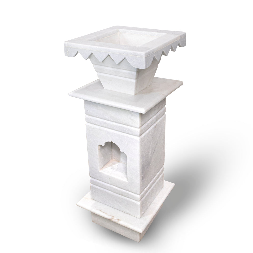 Marble Tulsi Pot