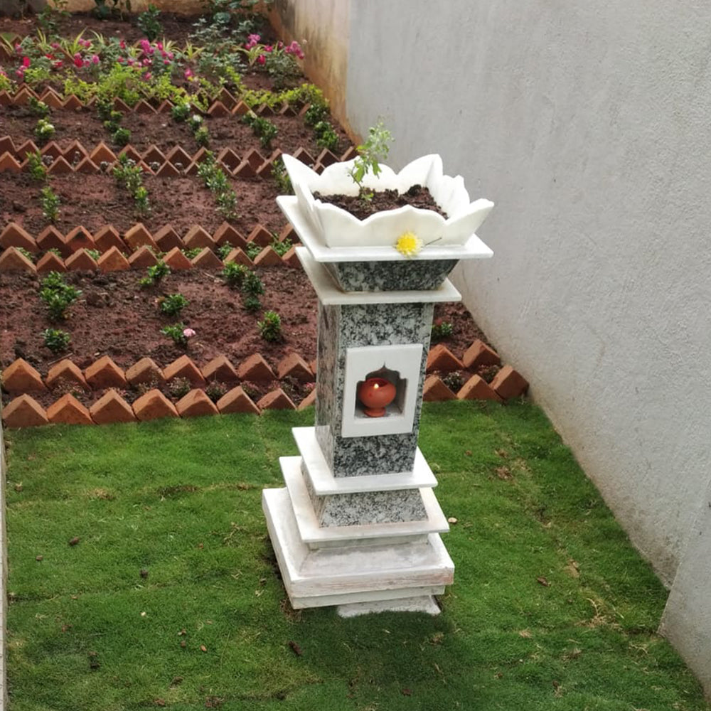 Granite Tulsi Pot