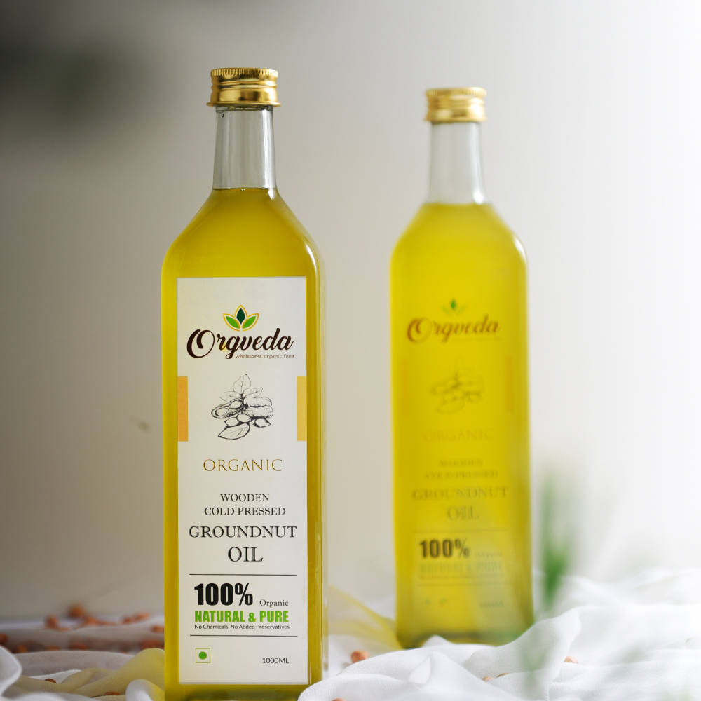 Cold Pressed Groundnut Oil (1000ml)
