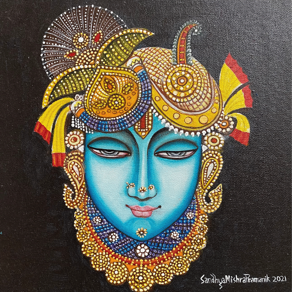 Handmade Shreenath Ji Painting