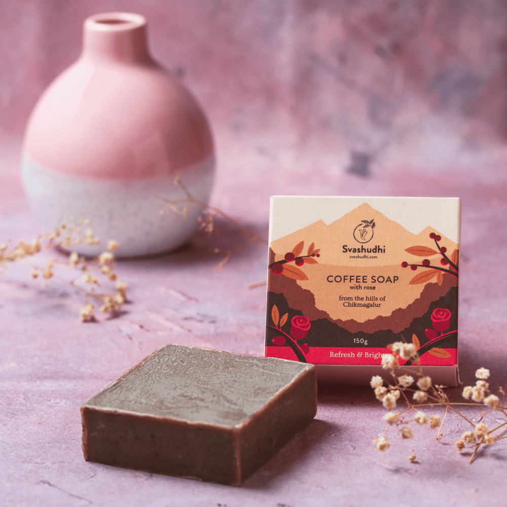 Coffee Soap with Rose (150g)
