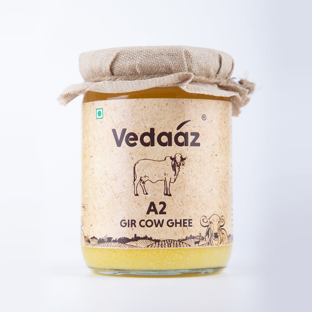 Vedaaz A2 Desi Gir Cow Ghee (500ml)