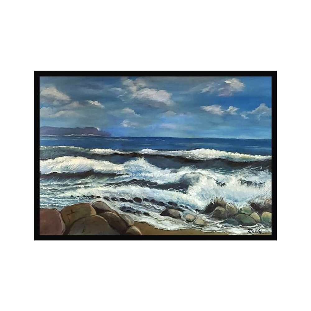 Waves Acrylic Paintings
