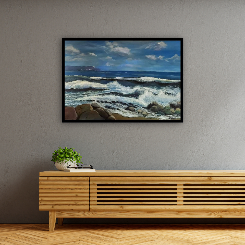 Waves Acrylic Paintings