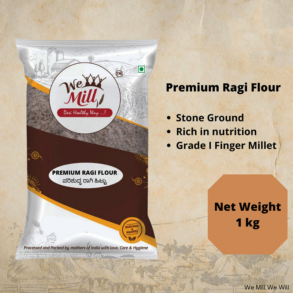 We Mill Ragi Flour (1 kg)