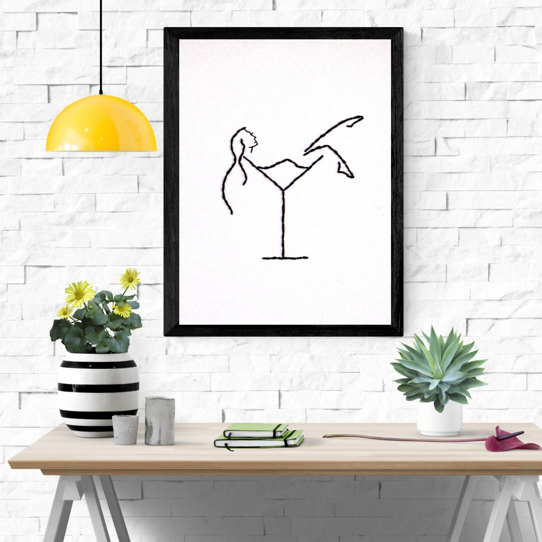 
                  
                    Girl on a holiday canvas painting
                  
                