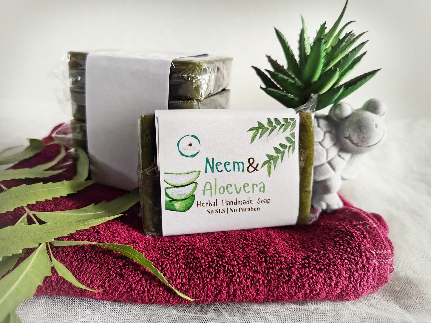 
                  
                    Neem-Aloevera Herbal Handmade Soap
                  
                