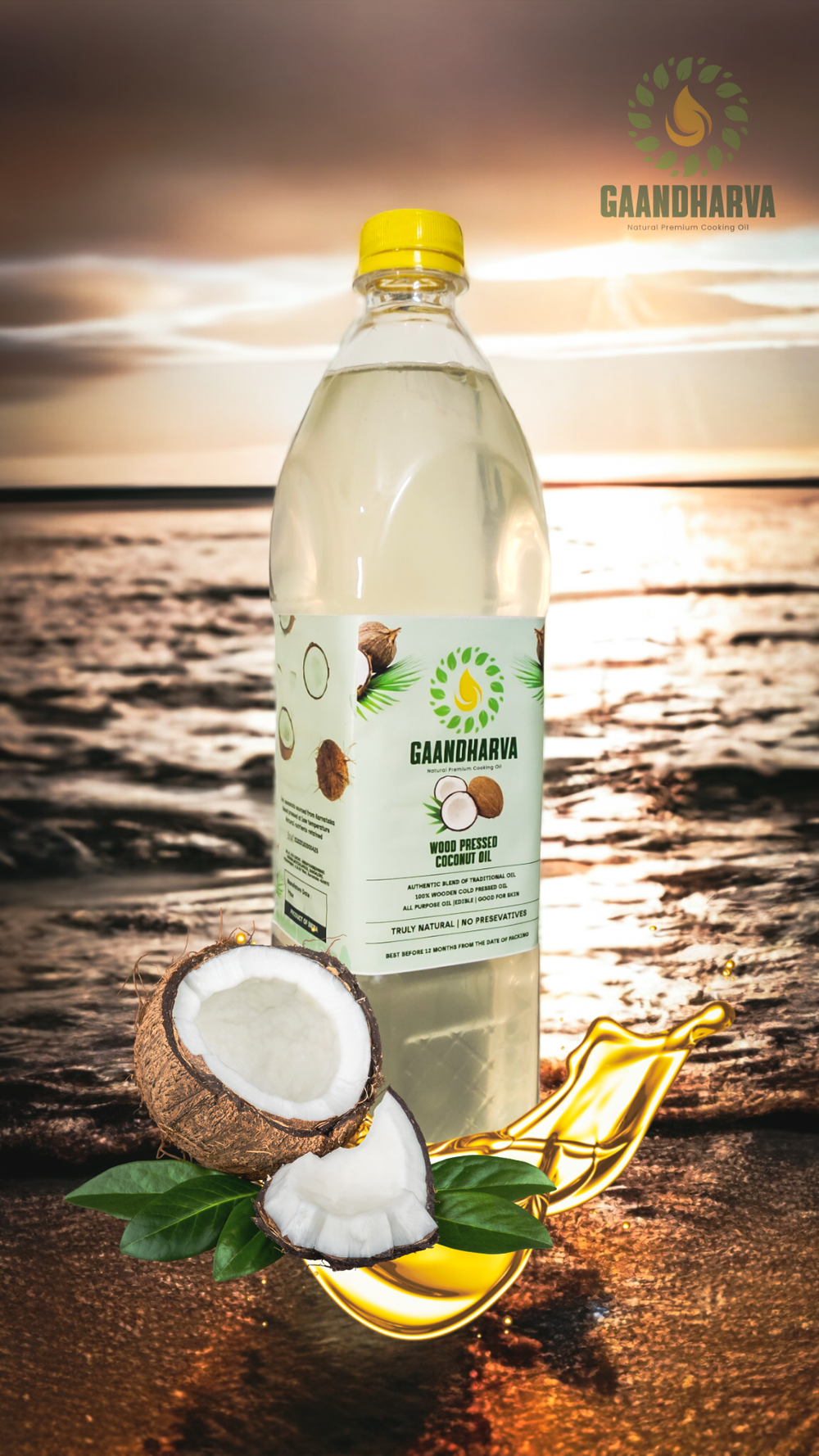 Cold pressed coconut oil