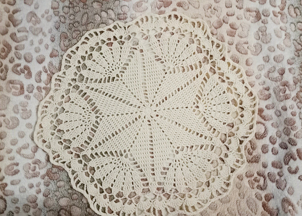 christmas crochet doily