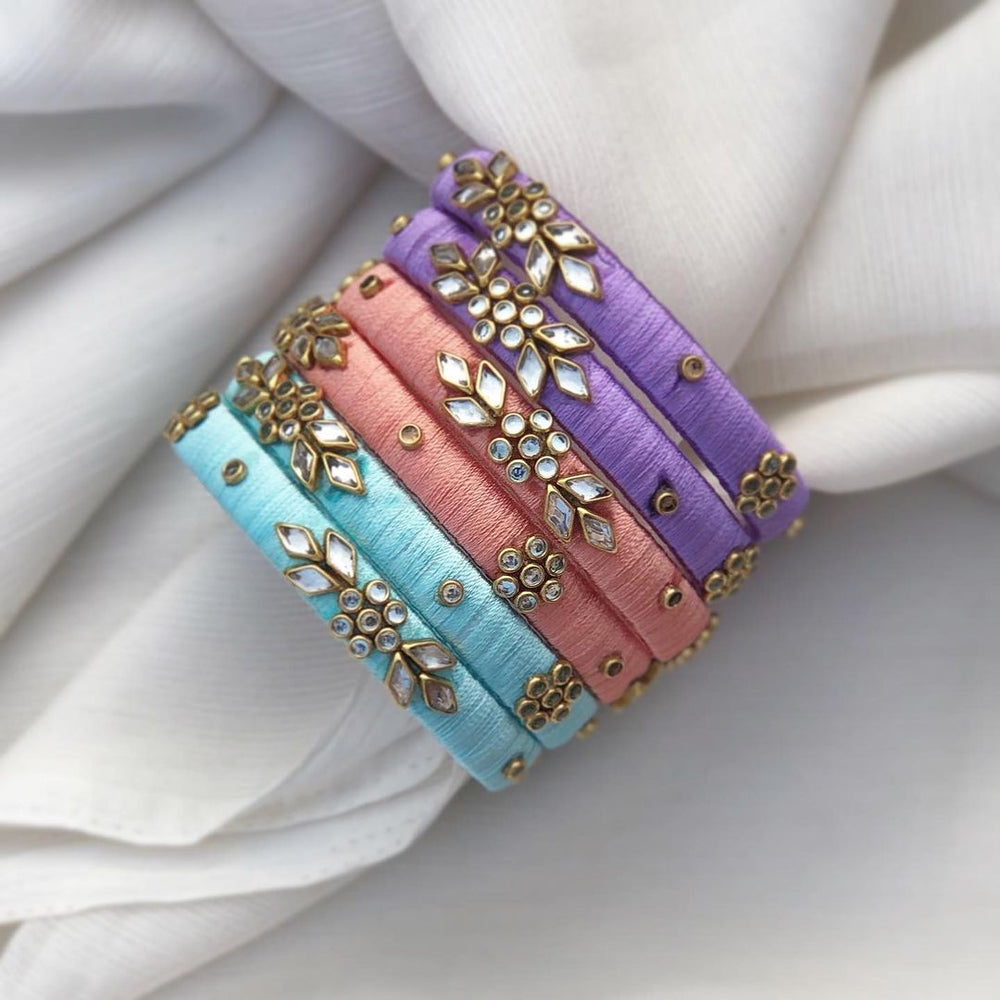 Silk thread bangles
