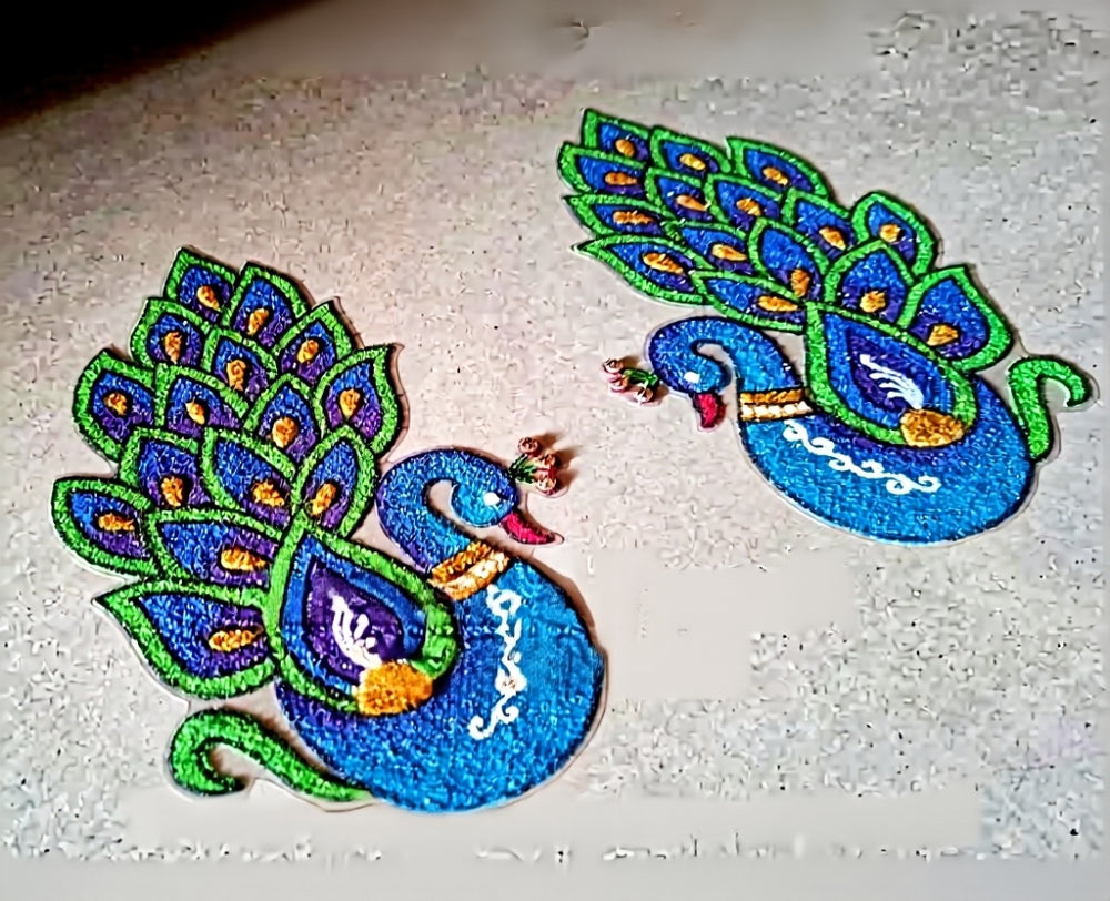 Peacock rangoli
