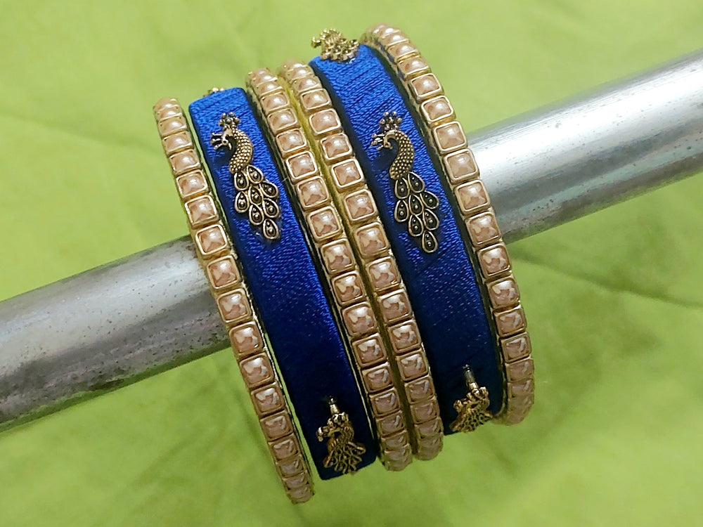 Silk thread bangle