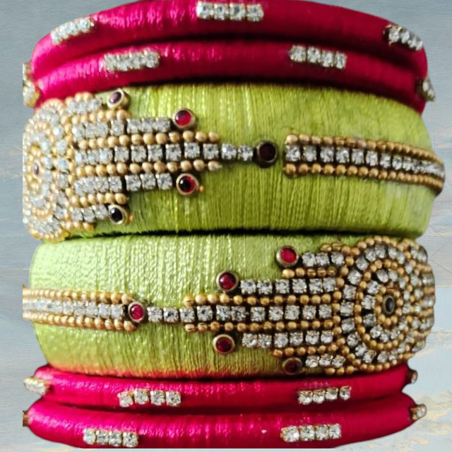 Handmade thread bangles